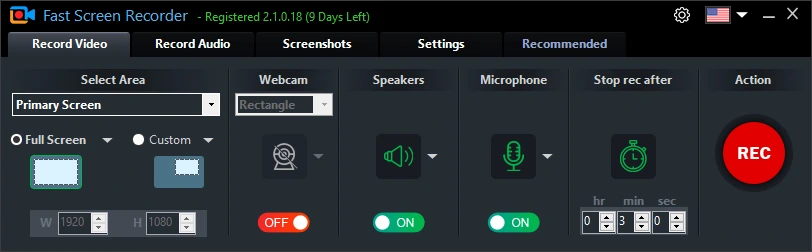 Fast Screen Recorder Fast Screen Recorder