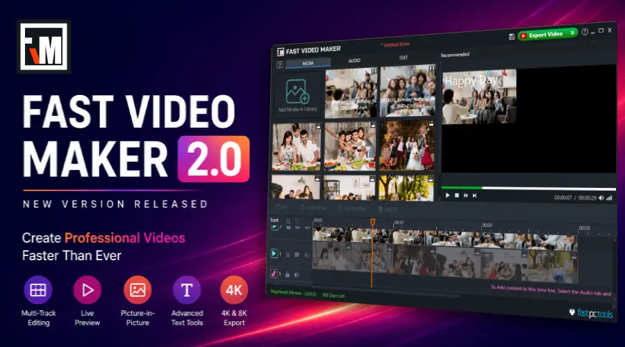 Fast Video Maker 2.0 Released